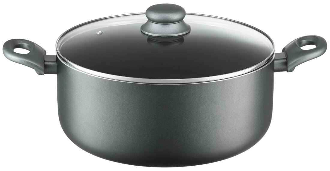 Garnek AMBITION Graphite 28 cm srednica pojemnosc szwajcarska powloka ILAG Basic raczka soft Touch do wszystkich rodzajow kuchenek