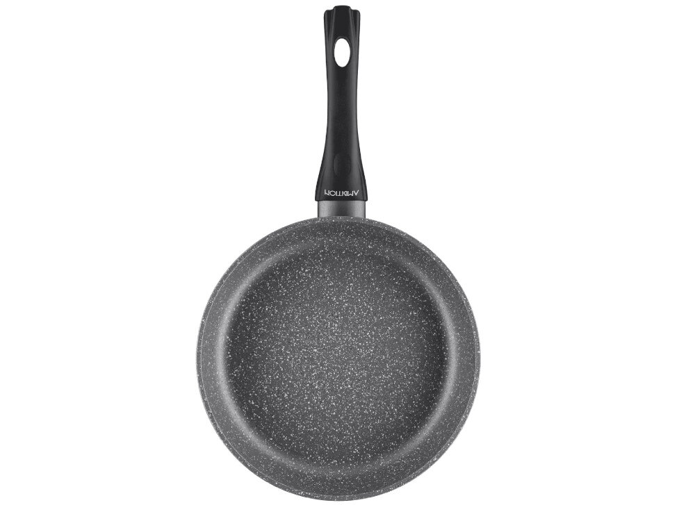 Patelnia AMBITION Magnat Stone 20 cm raczka Soft Touch nieprzywierajaca powloka Qualum Basic