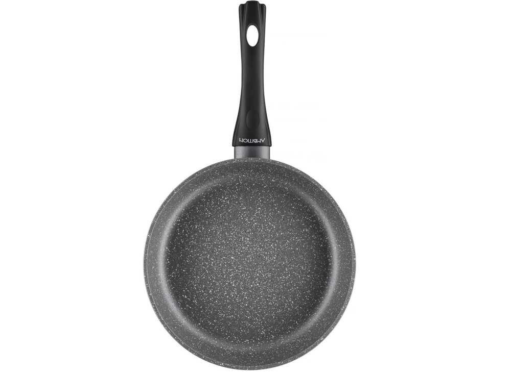 Patelnia AMBITION Magnat Stone 22857 24 cm raczka Soft Touch nieprzywierajaca powloka Qualum Basic