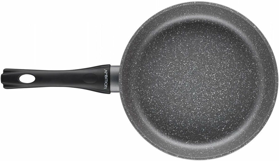 Patelnia AMBITION Magnat Stone 22859 28 cm szybkie i rownomierne nagrzewanie wykonanie do wszystkich rodzajow kuchenek