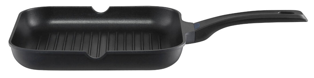 Patelnia grillowa AMBITION Ultimo 28 cm do uzytkowania na wszystkich typach kuchenek wykonanie wygodne uchwyty grube dno