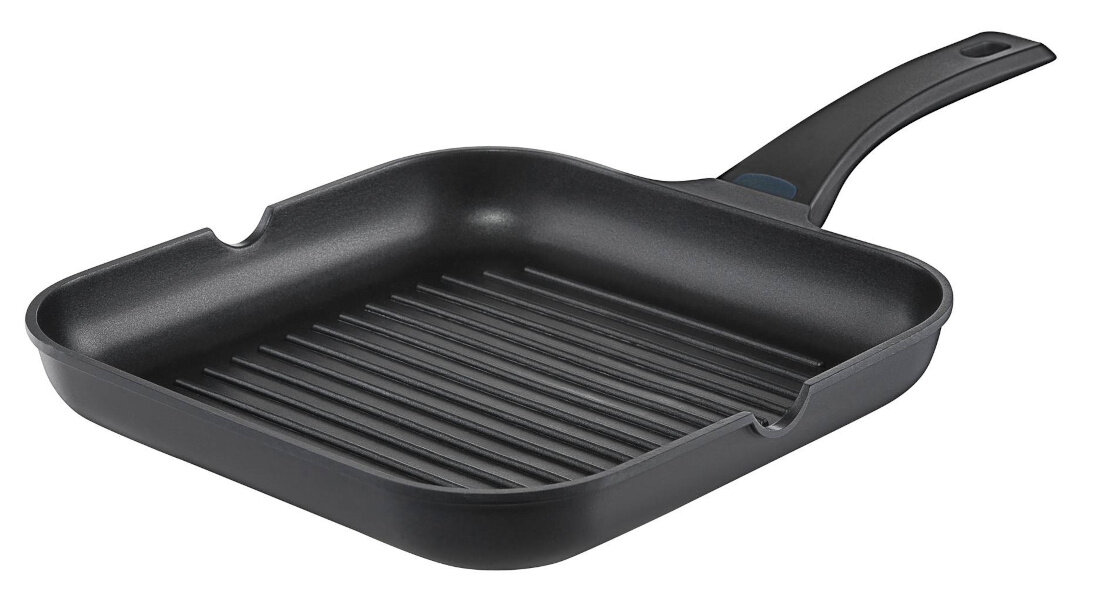 Patelnia grillowa AMBITION Ultimo 28 cm Linia ULTIMO wskaznik temperatury na raczce Energy Saving System wyposazenie wysoka jakosc wykonanie szwajcarska powloka nieprzywierajaca Ilag Ultimate