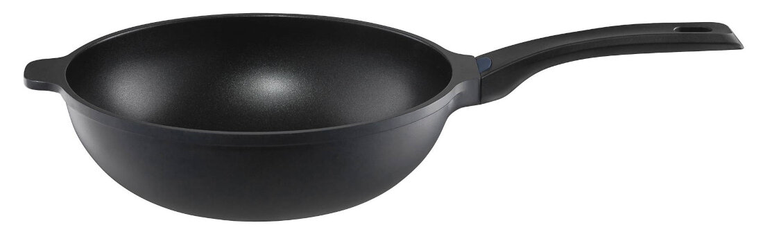 Patelnia wok AMBITION Ultimo 30 cm do uzytkowania na wszystkich typach kuchenek wykonanie wygodne uchwyty grube dno