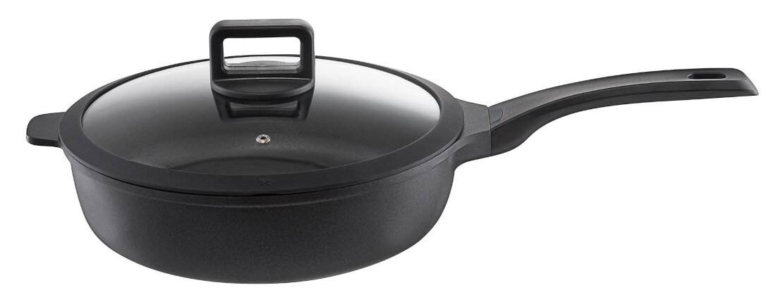 Patelnia wok AMBITION Ultimo 30 cm Linia ULTIMO wskaznik temperatury na raczce Energy Saving System wyposazenie wysoka jakosc wykonanie szwajcarska powloka nieprzywierajaca Ilag Ultimate