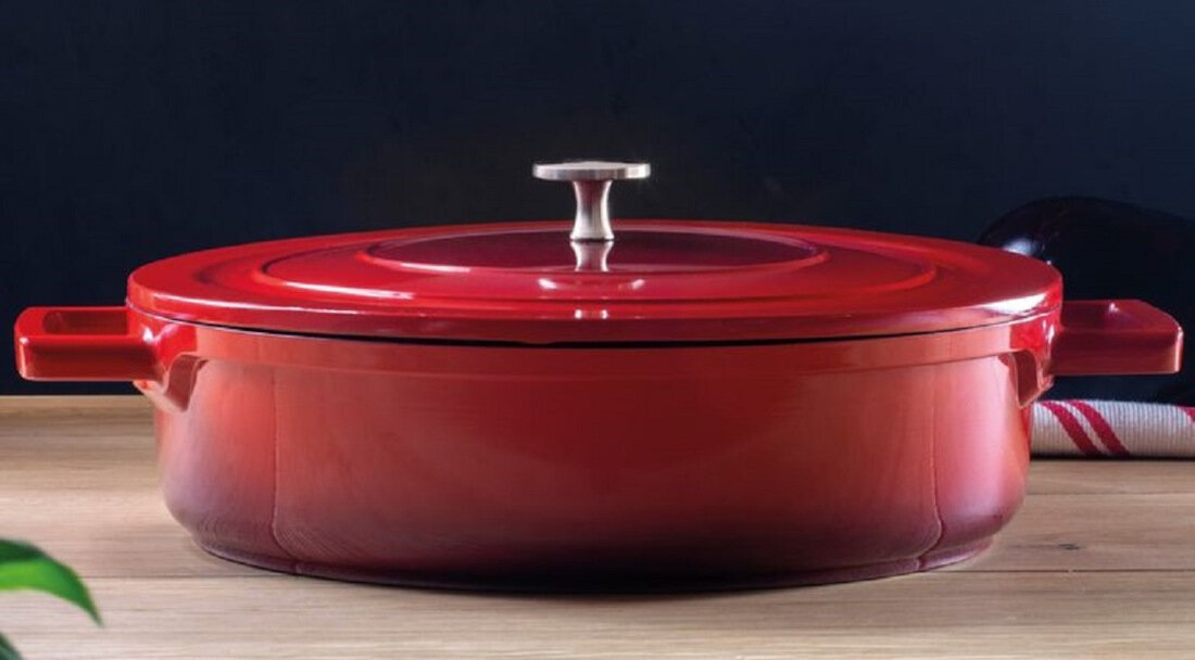 Patelnia AMBITION Amore 80092 28 cm kolekcja Amore funkcjonalne piekne stylowe wyglad design