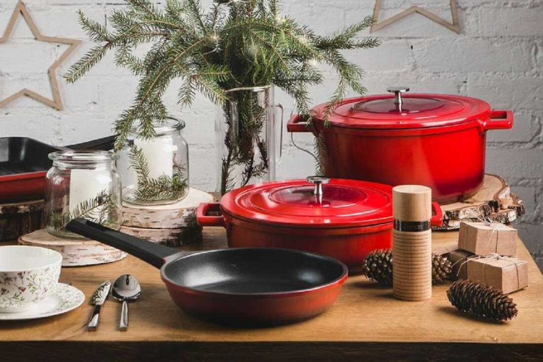 Patelnia AMBITION Amore 80092 28 cm smazenie pieczenie gotowanie temperatura