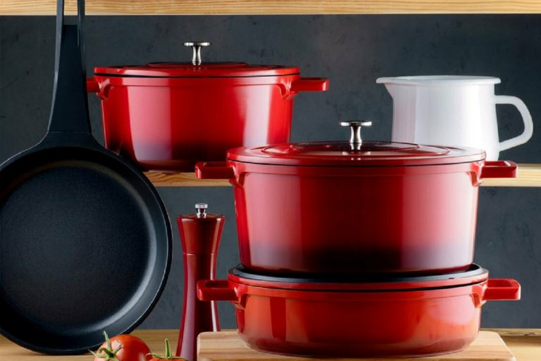 Patelnia AMBITION Amore 80092 28 cm wysoka jakosc powloka nieprzywierajaca Qualum Basic