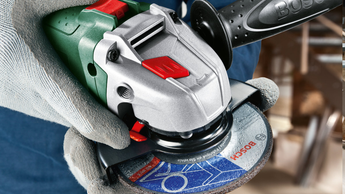 Szlifierka kątowa BOSCH ochrona zabezpieczenia bezpieczeństwo