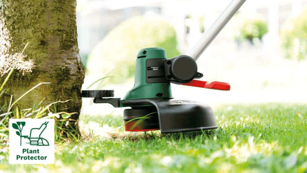 BOSCH urządzenie kabłąk dystansowy ochrona rośliny drzewa ścięcie podkaszanie