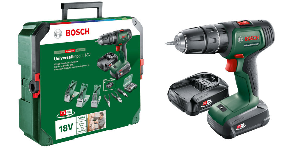 Wiertarko-wkrętarka akumulatorowa BOSCH UniversalImpact 18V udogodnienia możliwości