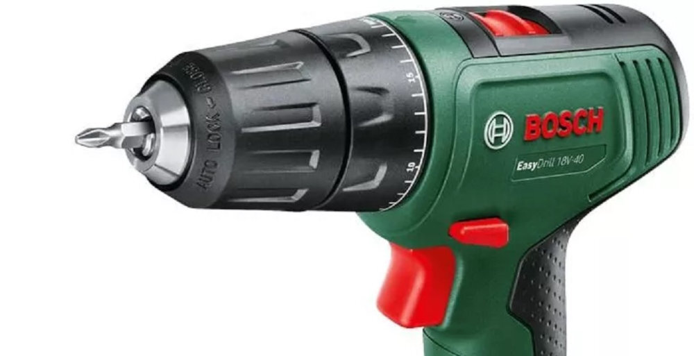 Wkrętarka akumulatorowa BOSCH EasyDrill 18V-40 z mysla o domowych majsterkowiczach