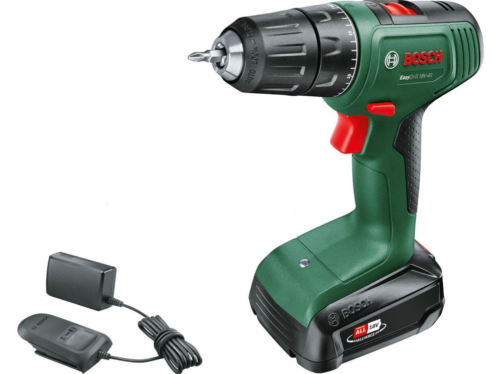 Wkrętarka BOSCH Easy Drill 18V-40 06039D8004 wydajny akumulator