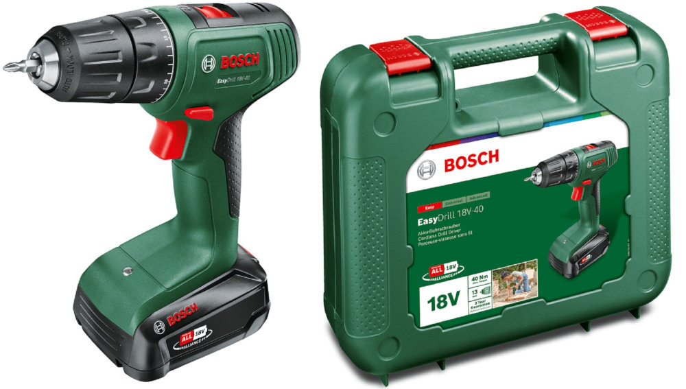 Wkrętarka BOSCH Easy Drill 18V-40 06039D8004 uniwersalne zastosowanie