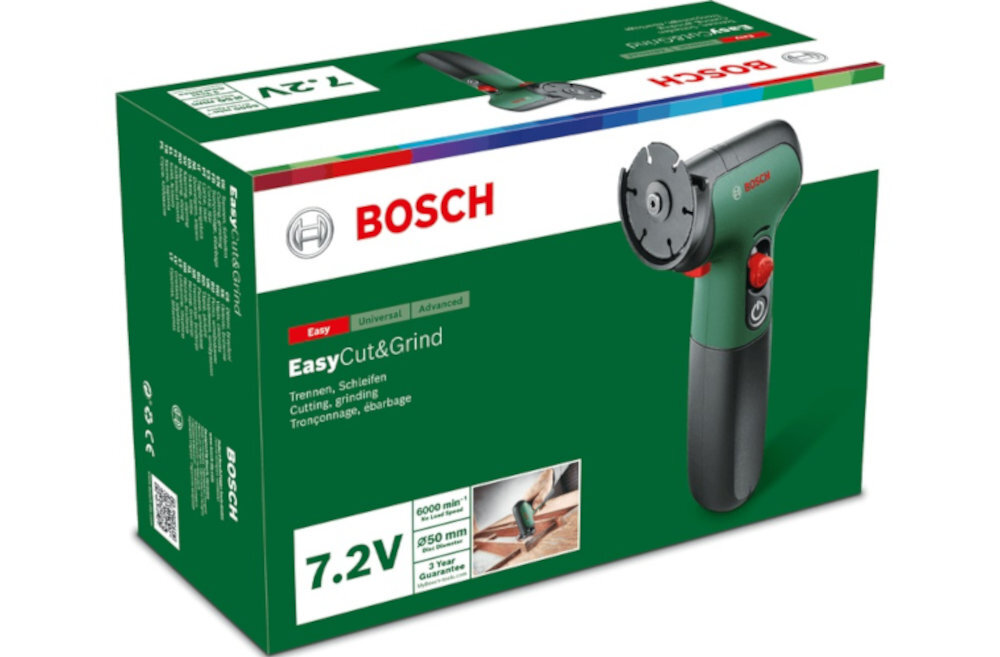 SZLIFIERKA AKUMULATOROWA BOSCH EASYCUT&GRIND wyposazenie