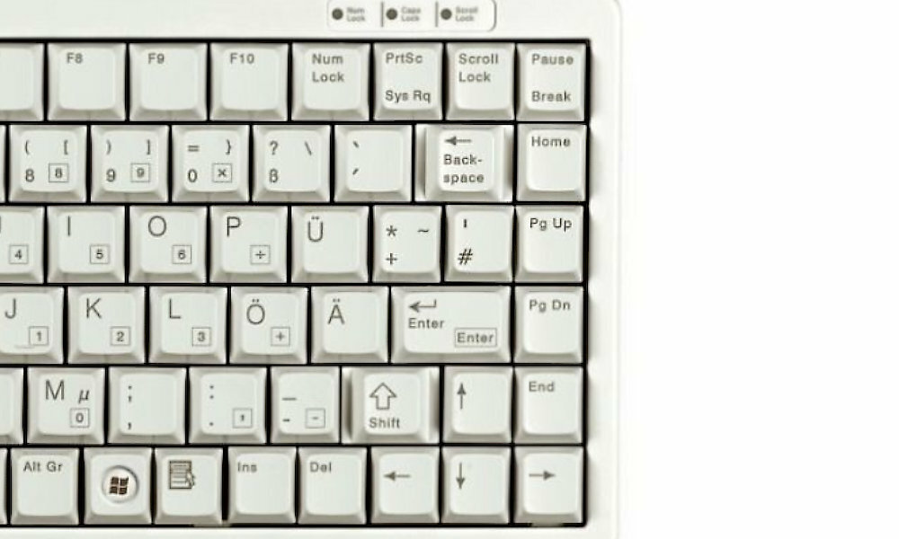 CHERRY G84-4100 Compact Szary bok