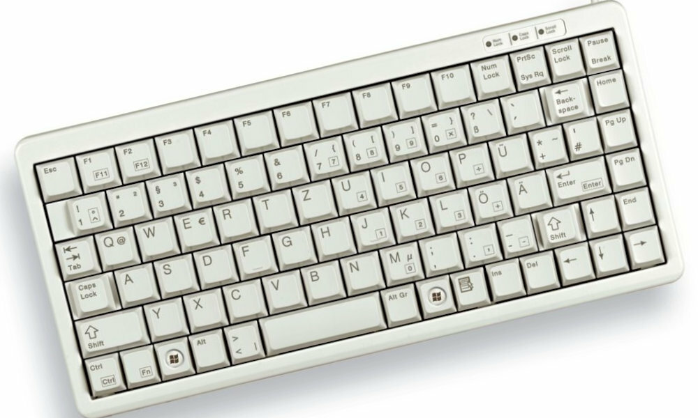 CHERRY G84-4100 Compact Szary ukos