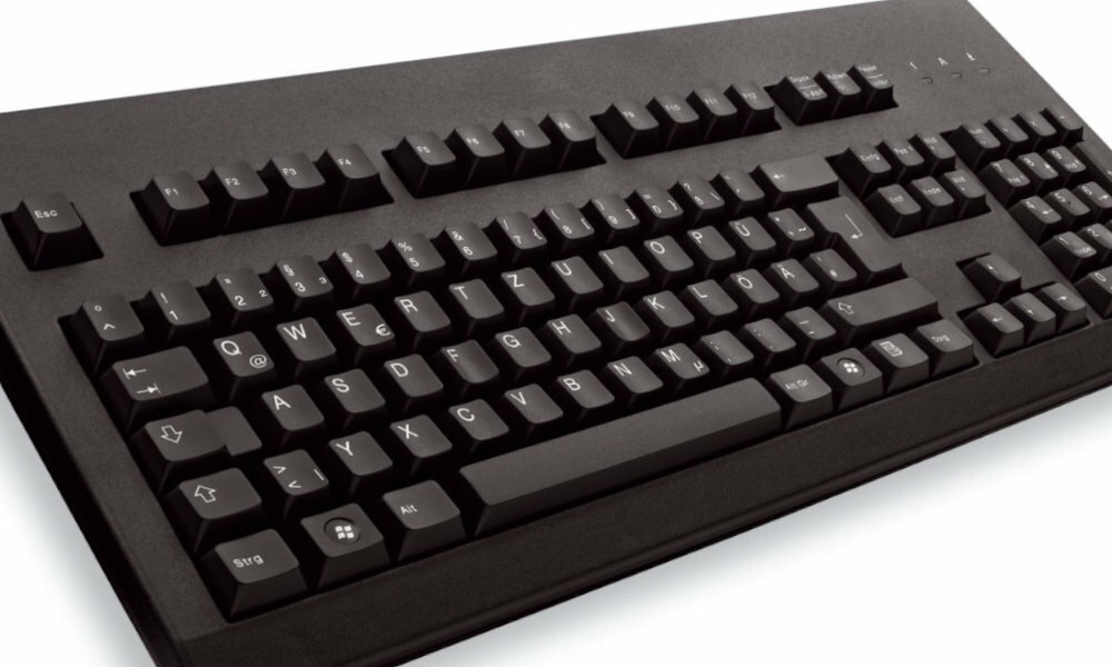 CHERRY G80-3000 MX Blue Czarny skos lewy