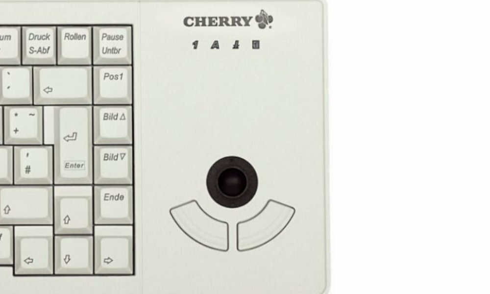 CHERRY G84-5400 XS Trackball Szary front