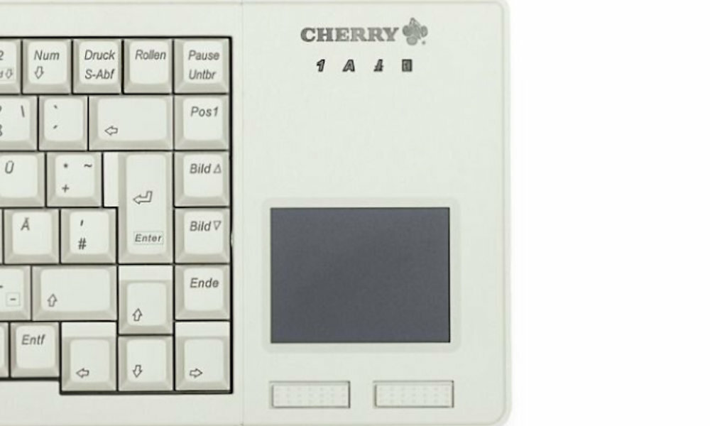 CHERRY G84-5500 XS Touchpad Szary front