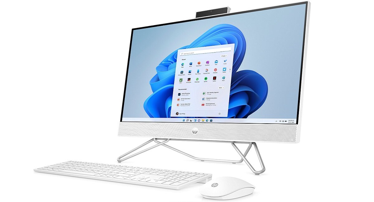 Komputer HP 24-CB0149nw 23.8 R3-5300U 8GB SSD 512GB Windows 11 Home wszystko, czego potrzebujesz na swoim biurku