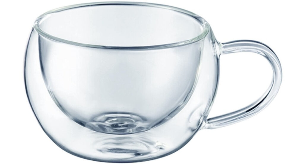 Zestaw szklanek termicznych AMBITION Mia 96856 300 ml (2 sztuki) wysoka jakosc design wyglad podwojne dno