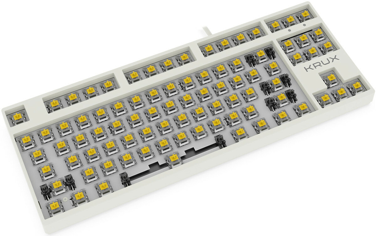 Klawiatura KRUX Atax Pro RGB Creator Retro Gateron Yellow Pro przelaczniki