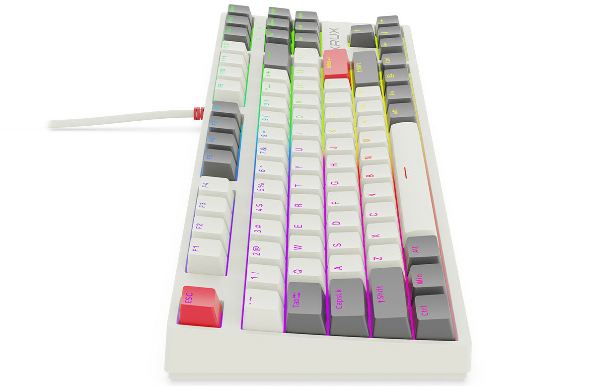 Klawiatura KRUX Atax Pro RGB Creator Retro Gateron Yellow Pro