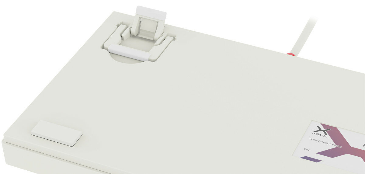 Klawiatura KRUX Atax Pro RGB Creator Retro Gateron Yellow Pro guma nozki