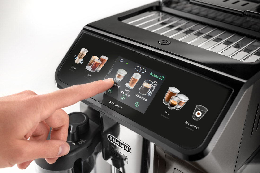 Ekspres DELONGHI Eletta Explore ECAM450.76.T personalizacja latwa obsluga