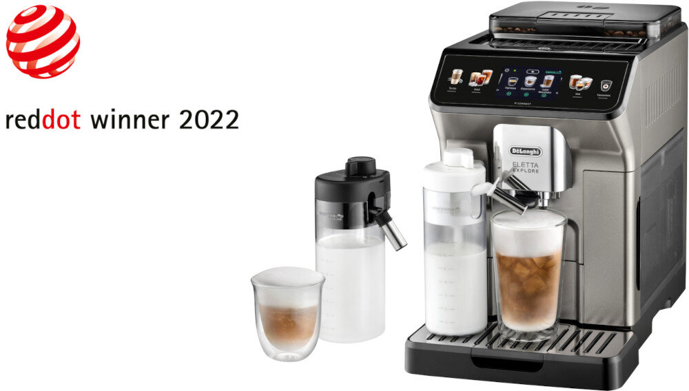 Ekspres DELONGHI Eletta Explore nagroda reddot