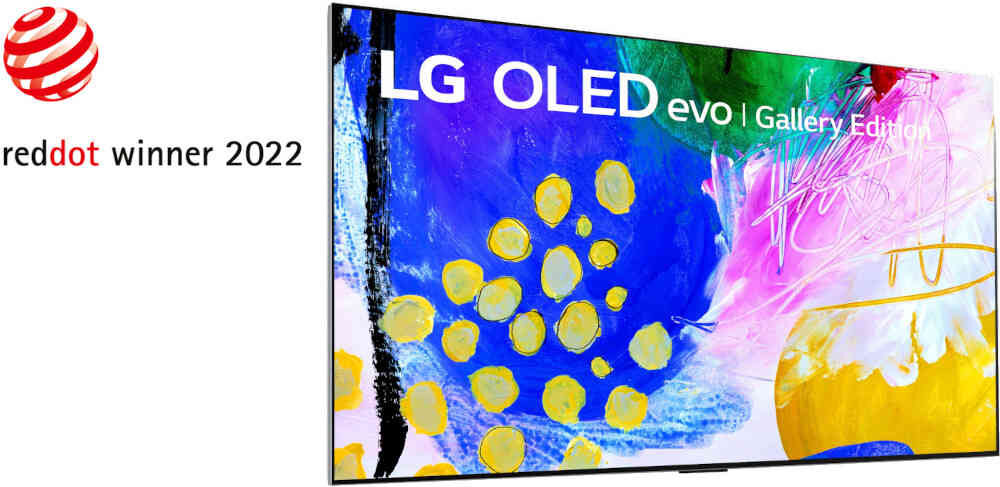 Telewizor LG 77G23LA nagroda reddot
