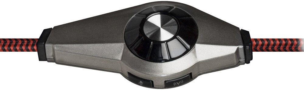 Słuchawki DEFENDER Aspis Pro Vibra - panel sterujacy 