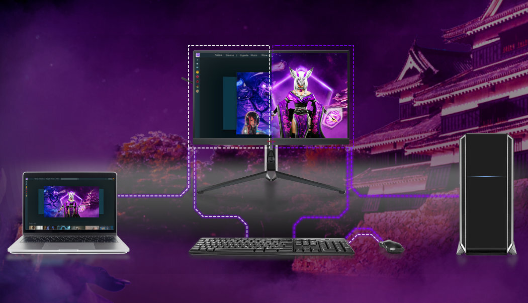 Monitor AOC Agon AG274QZM gra rozrywka rozgrywka podświetylenie projektor częstotliwość odświeżanie szybkość zabawa gaming