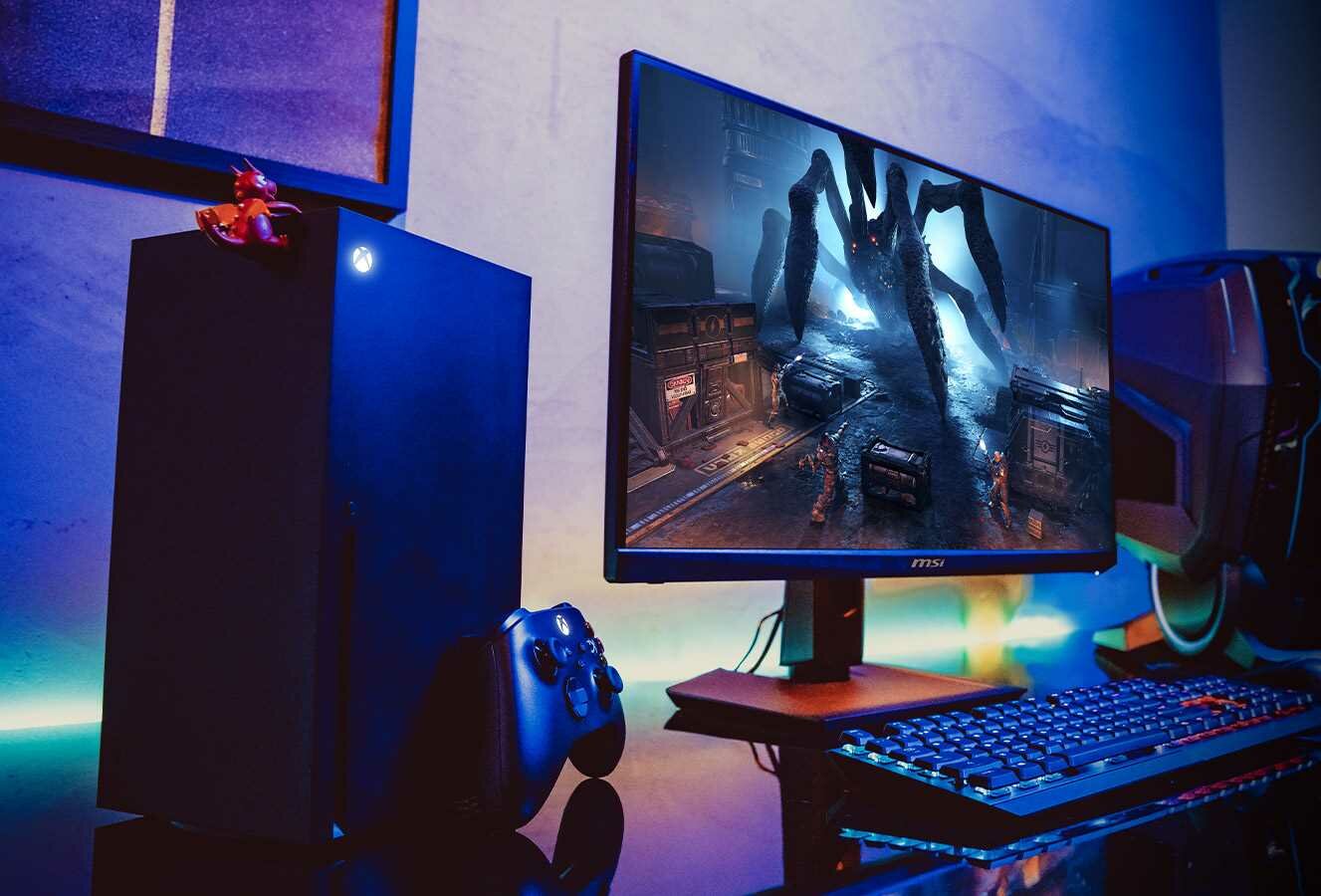 Monitor MSI Optix MPG321UR - MSI KVM 