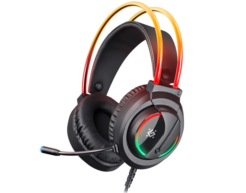 Słuchawki DEFENDER Flame RGB - redukcja szumow