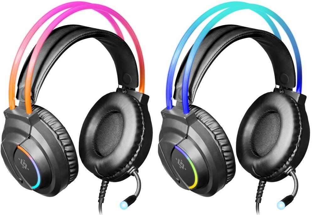 Słuchawki DEFENDER Flame RGB - panel sterujacy