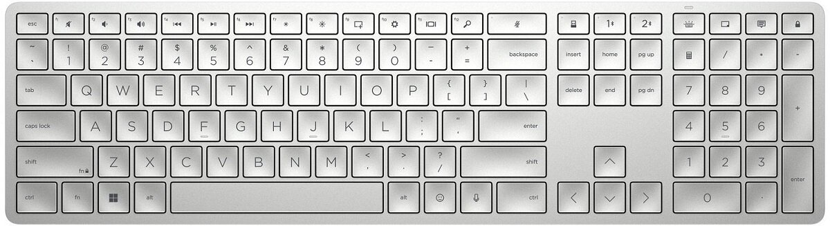 Klawiatura HP 970 Dostosowanie zapewniające lepsze możliwości sterowania