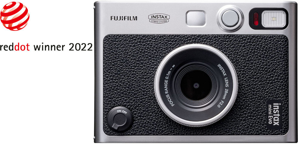 Aparat FUJIFILM Instax Mini Evo nagroda reddot