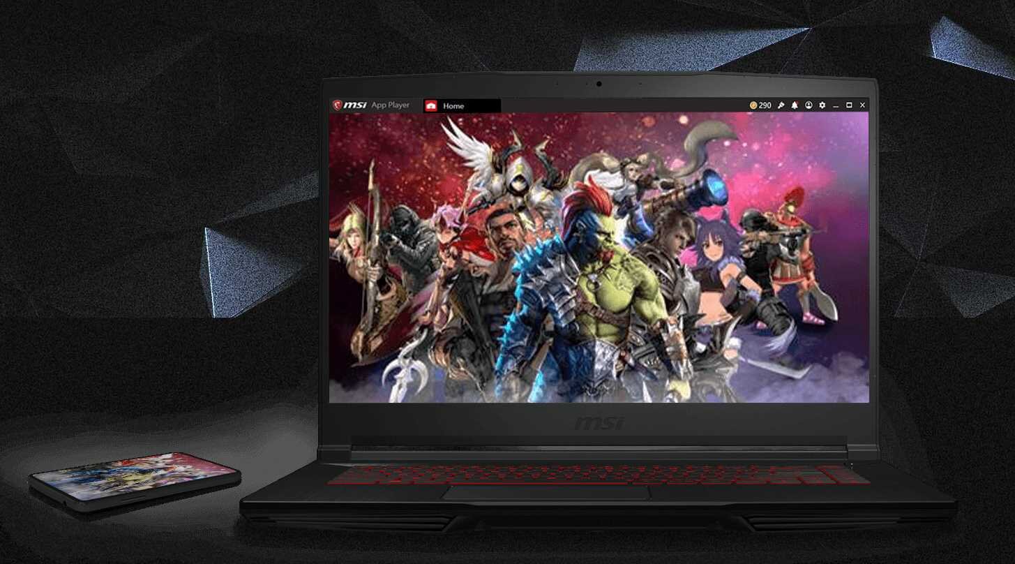  Laptop MSI Thin GF63 - MSI APP Player 