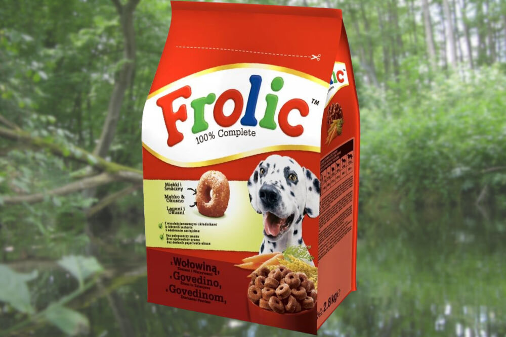 Karma dla psa FROLIC Wołowina 2,8 kg naturalne składniki