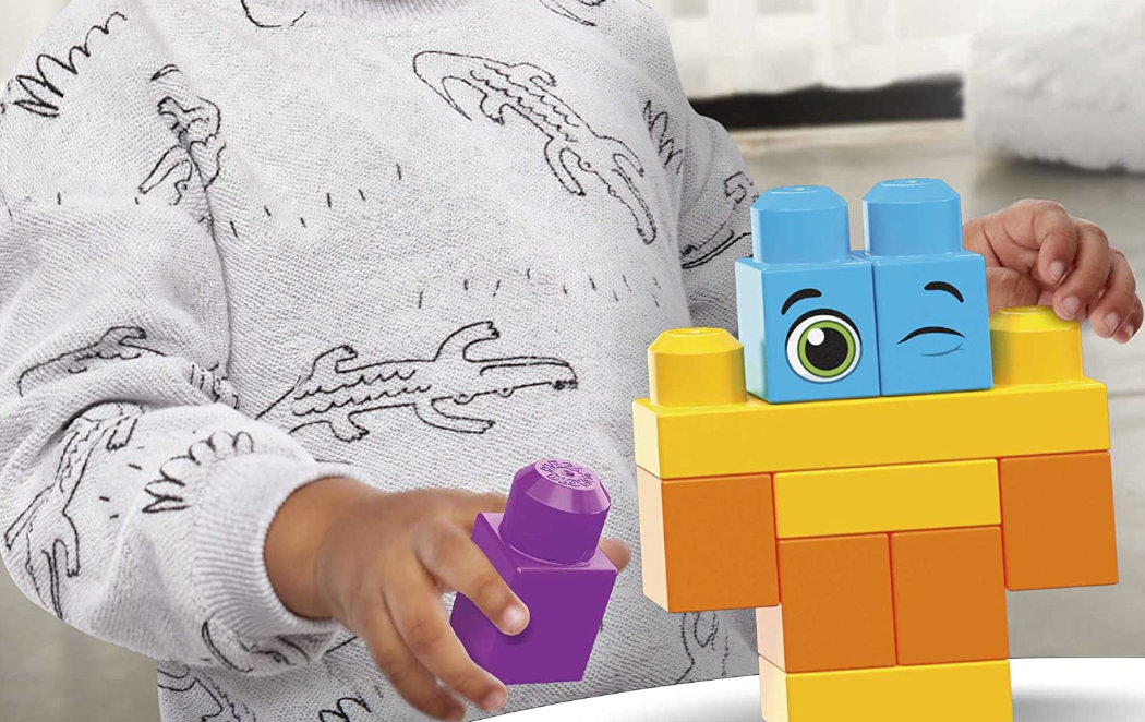 Klocki plastikowe MEGA Bloks Fisher Price Bardzo duża torba z klockami do budowania HHM96 zabawa rozówj układanie wyobraźnia motoryczność