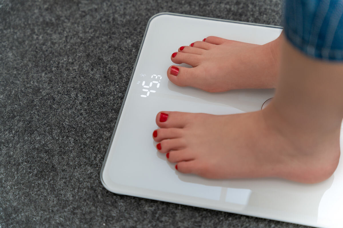 Waga SETTI+ BS905W Biały pomiar analiza ciala