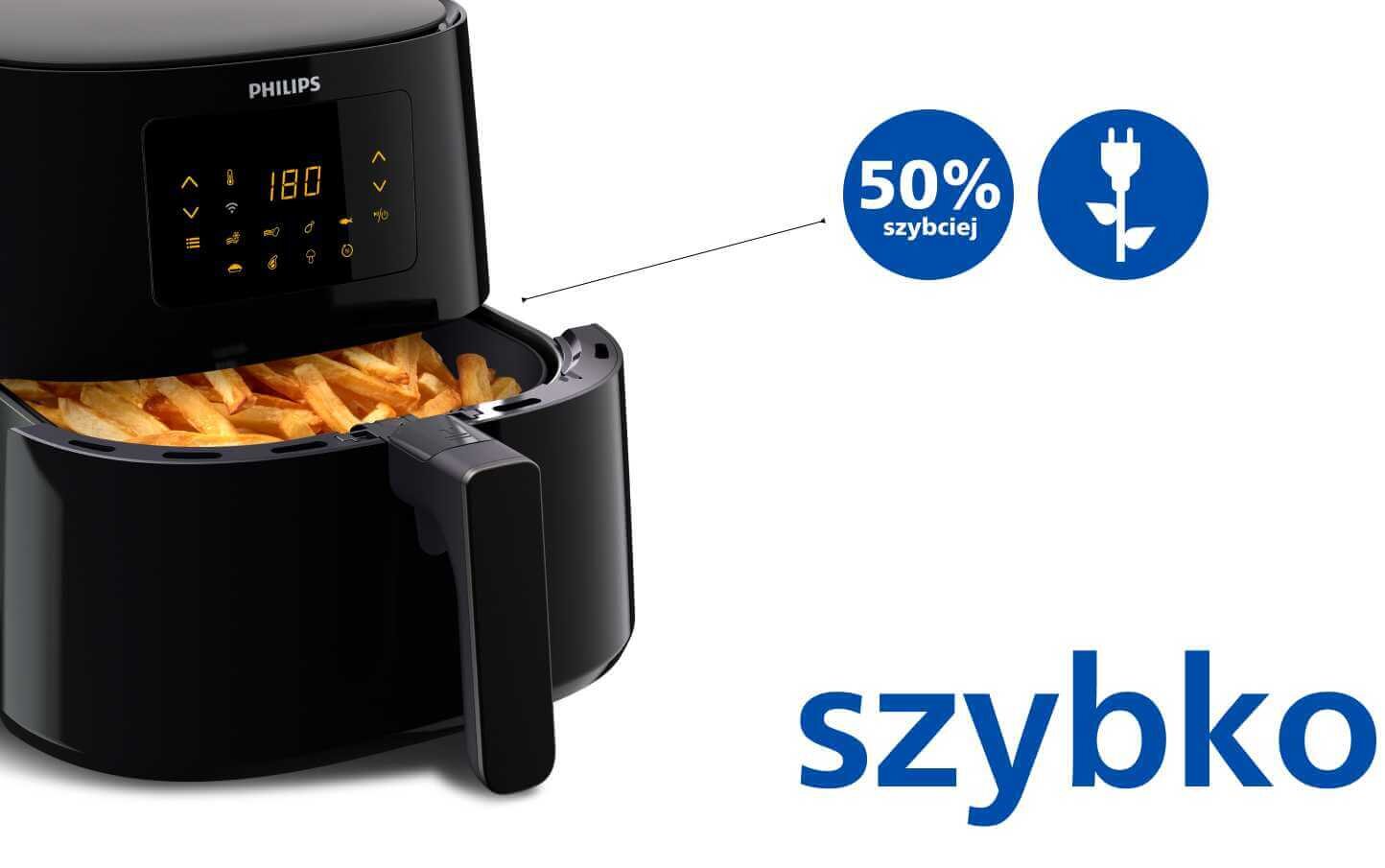 Frytkownica Philips Ovi jest oszczędna Frytkownica Philips Ovi jest oszczędna