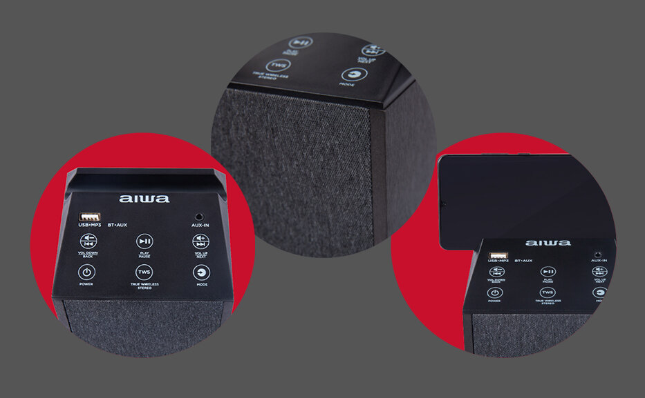 Power audio AIWA TSBT-270 - sterowanie
