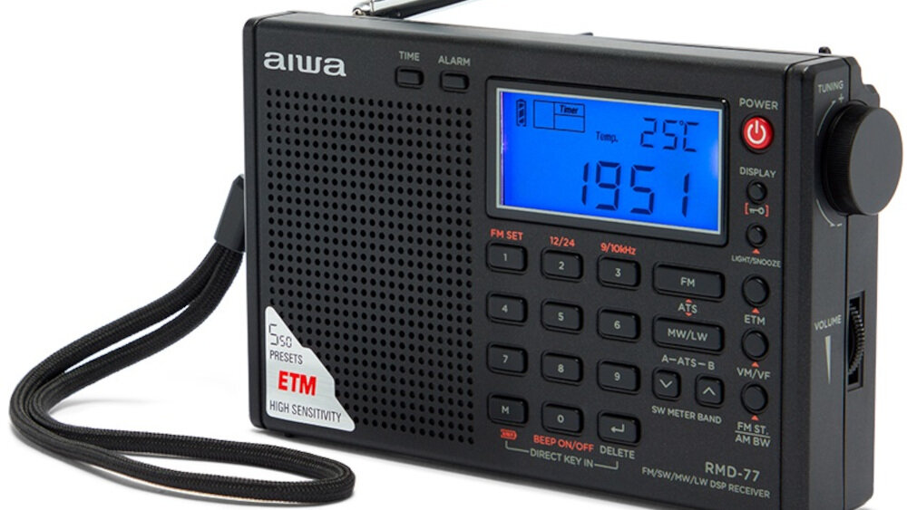 Radioodtwarzacz AIWA RMD-77 - design