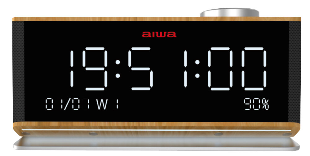 Radiobudzik AIWA CR-90BT - wyświetlacz