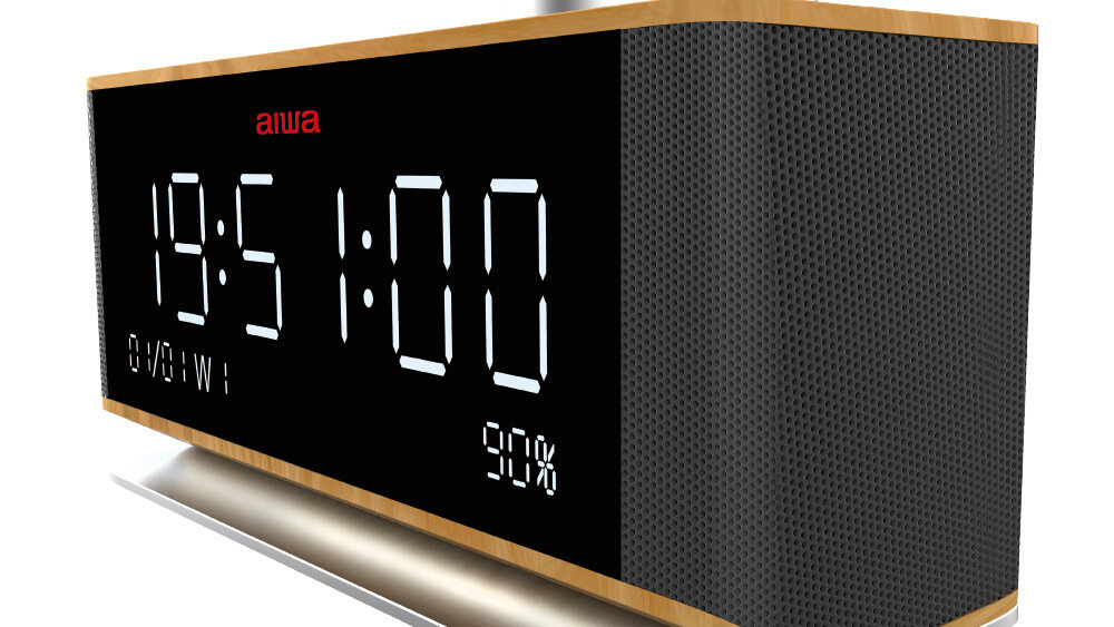 Radiobudzik AIWA CR-90BT - ładowanie
