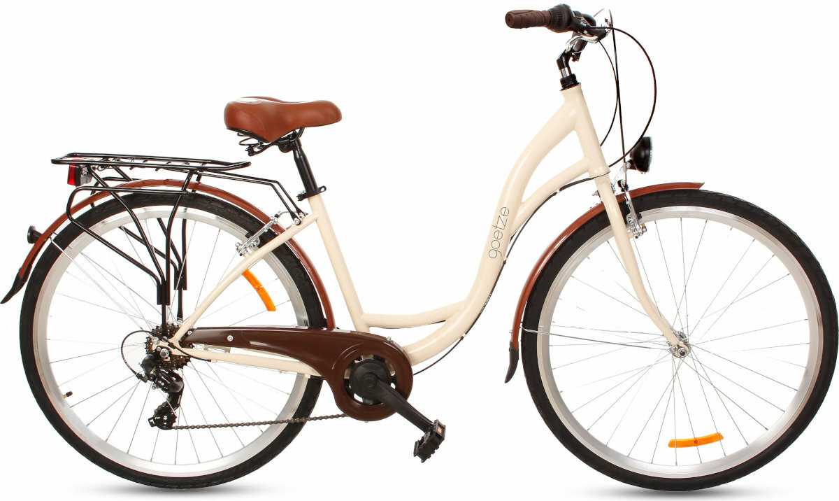 Rower miejski GOETZE Mood 6B 28 cali damski kremowy wyglad