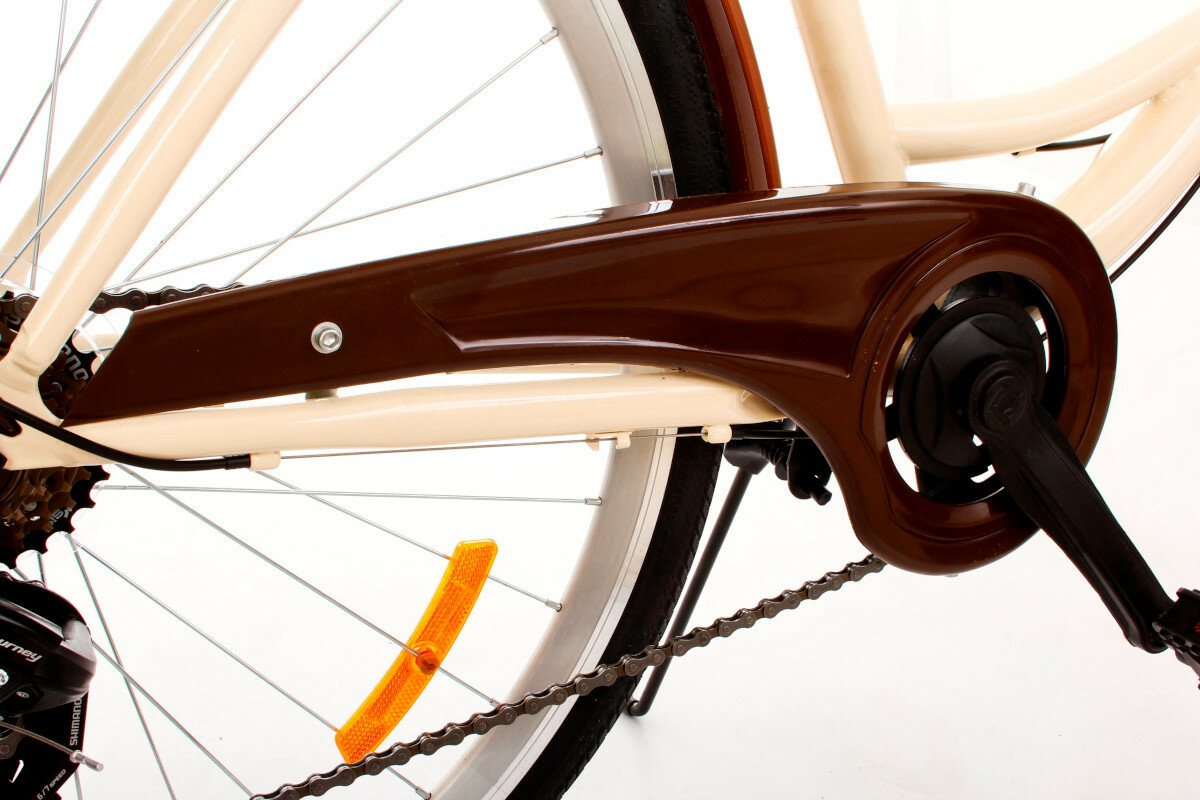 Rower miejski GOETZE Mood 6B 28 cali damski kremowy rama stalowa