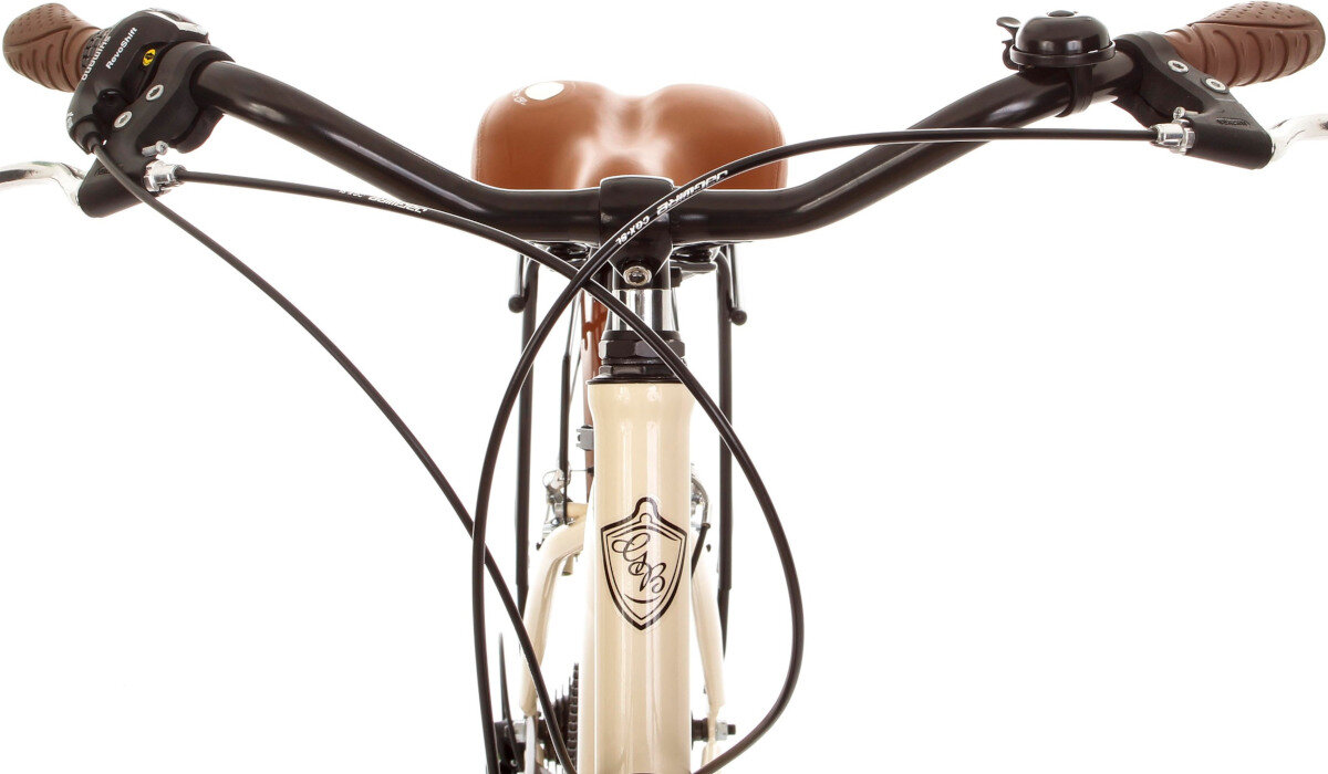 Rower miejski GOETZE Mood 6B 28 cali damski kremowy siodelko sprezynowe